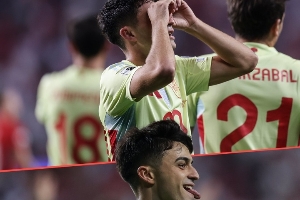 板鸭阵眼👀22岁佩德里世预赛双响助西班牙大胜，热区图遍布全场