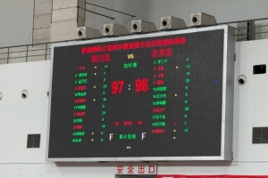 全运会热身赛北京98-97四川 方硕在周琦和胡金秋头上完成天勾绝杀